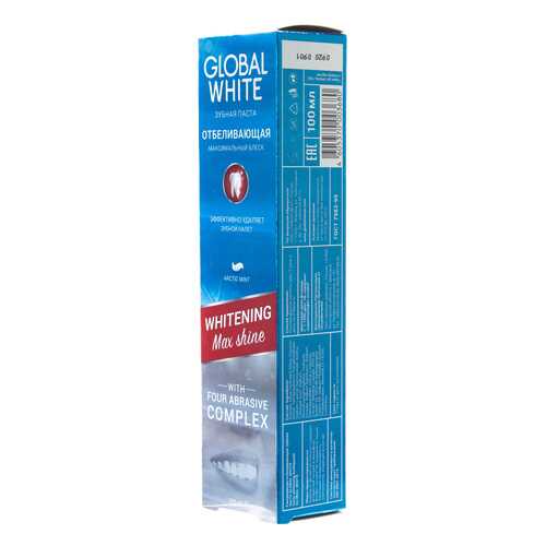 Зубная паста Global White Whitening Max Shine 30 мл в Тианде