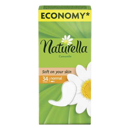 Женские гигиенические прокладки NATURELLA на каждый день Camomile Normal Duo 34шт в Тианде