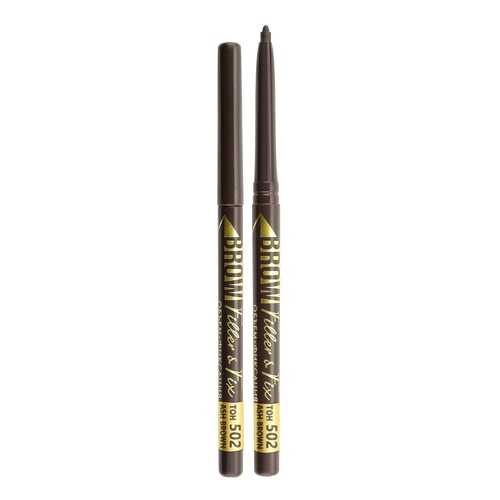 Механический карандаш для бровей luxvisage brow filler & fix тон 502 ash brown в Тианде