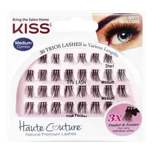 Накладные ресницы KISS Haute Couture Trio Lashes 30 шт 12-575 в Тианде