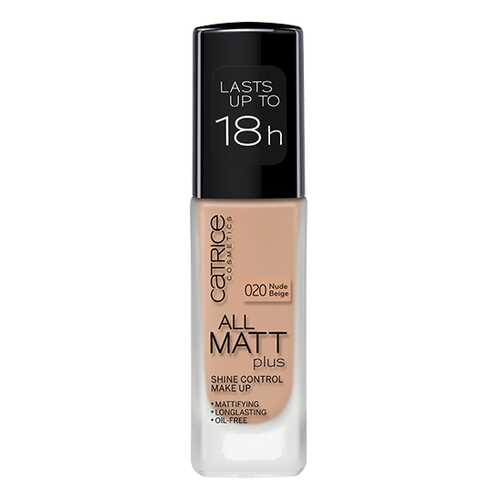 Тональный крем CATRICE All Matt Plus Shine Control Make Up Nude Beige №020 30 мл в Тианде