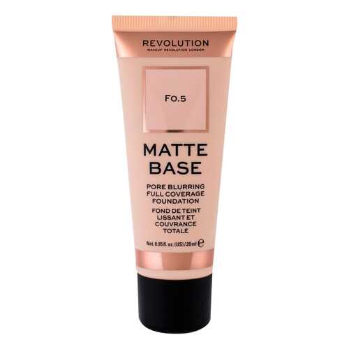 Тональный крем Makeup Revolution Matte Base Foundation F0.5 в Тианде