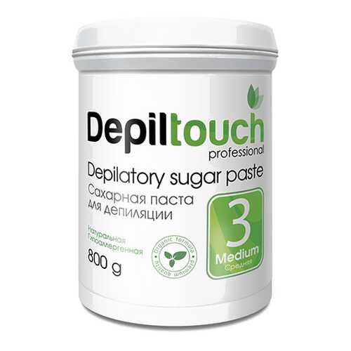 Сахарная паста для депиляции Depiltouch Depilatory Sugar Paste Medium №3 средняя, 800 гр в Тианде