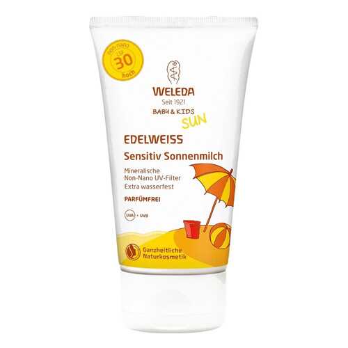 Натуральный солнцезащитный крем Weleda для детей SPF30 150 мл в Тианде