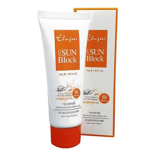 Солнцезащитный крем Elujai UV Sun Block Cream SPF 50 PA+++ 50 мл в Тианде