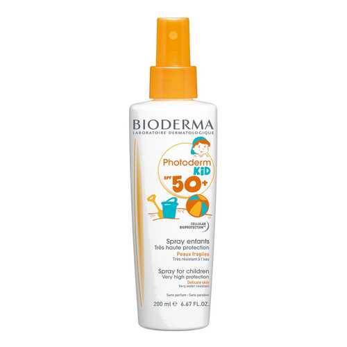 Солнцезащитный спрей с высокой степенью защиты Bioderma Photoderm Kid SPF 50+ в Тианде