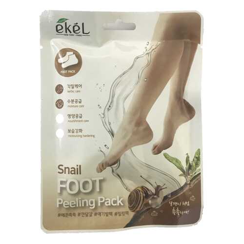 Пилинг-носочки с улиточным муцином Ekel Snail Foot Peeling Pack 40 гр в Тианде