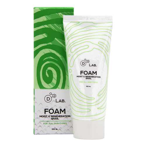 Пенка для умывания D2 Lab Foam Moist & Regeneration Snail 100 мл в Тианде