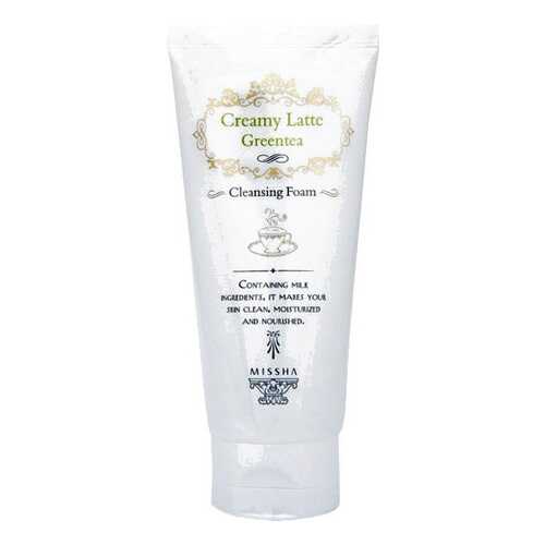 Пенка для умывания Missha Creamy Latte Cleansing Foam Green Tea 172 мл в Тианде