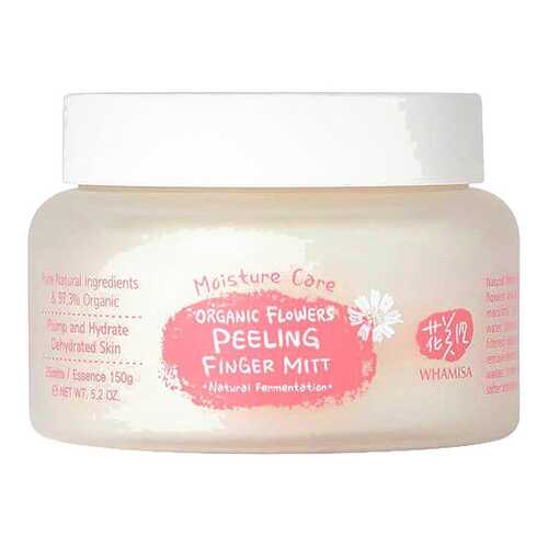 Пилинг для лица Whamisa Organic Flowers Peeling Finger Mitt Moisture Care 180 г в Тианде