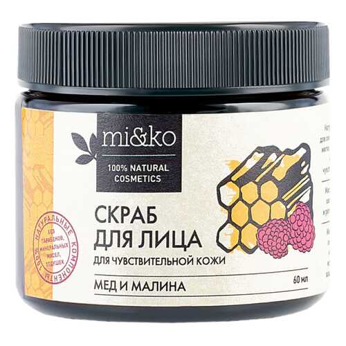 Скраб для лица Ми&Ко Мед и малина 60 мл в Тианде