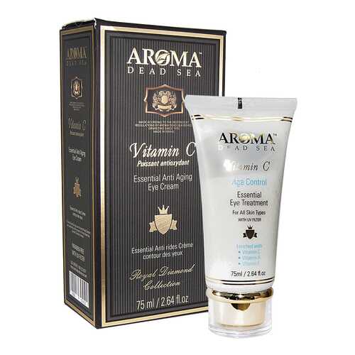 Крем для глаз Aroma Dead Sea Essential Anti-Aging Eye Cream Vitamin C 75 мл в Тианде