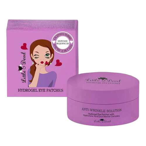 Патчи для век Little Devil Anti-Wrinkle Solution with Hyaluronic Acid&Marine Complex в Тианде