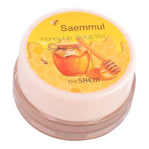 Скраб The Saem Saemmul Honey Lip Scrub Pot медовый в баночке для губ, 7 г в Тианде