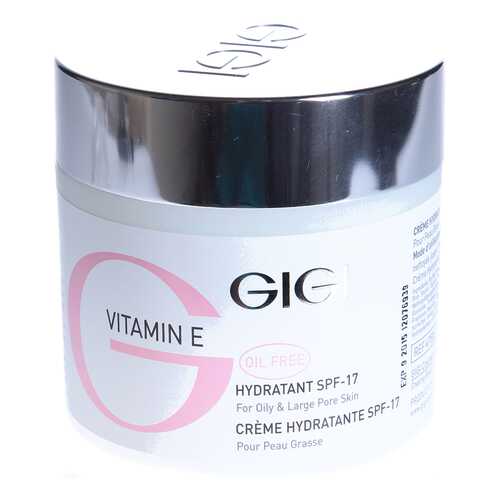 Крем для лица Gigi Vitamin E Hydratant SPF 17 For Oily Skin 50 мл в Тианде