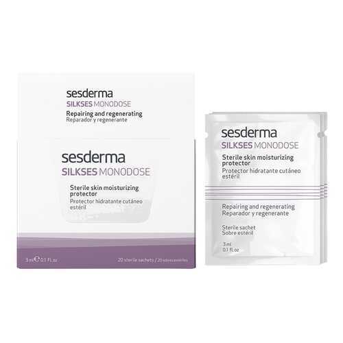 Крем для лица Sesderma Silkses Monodose Протектор увлажняющий стерильный 20 шт по 3 мл в Тианде