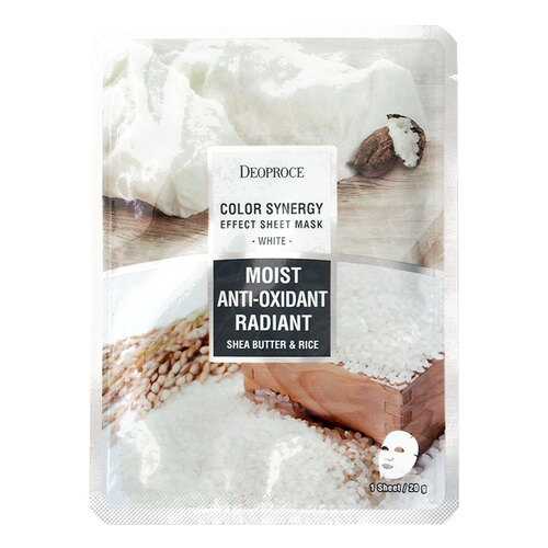 Маска для лица Deoproce Color Synergy Effect Sheet Mask White 20 г в Тианде