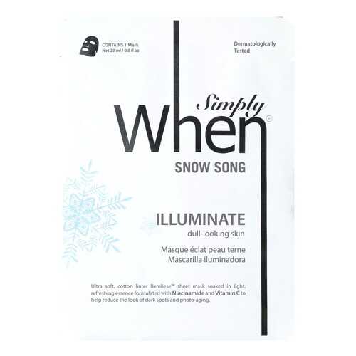 Маска для лица Simply When Snow Song 23 мл в Тианде