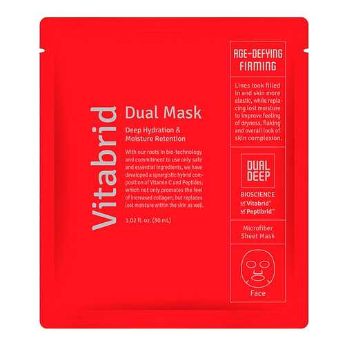 Маска для лица Vitabrid C12 Dual Mask Age-defying & Firming 30 мл в Тианде