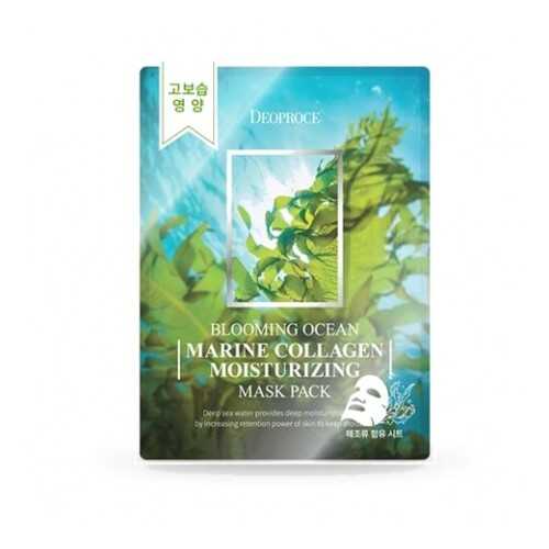 Набор из 5 масок для лица Deoproce Blooming Marine Collagen Moisturizing Mask Pack в Тианде