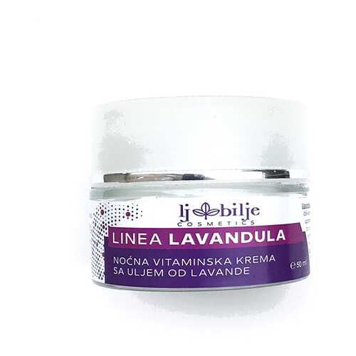 Ночной крем Ljbilje 100% organic с маслом Лаванды «Linea Lavender» Premium quality в Тианде