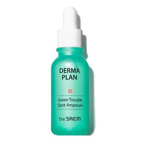 Сыворотка для лица Derma Plan Green Trouble Spot Ampoule в Тианде