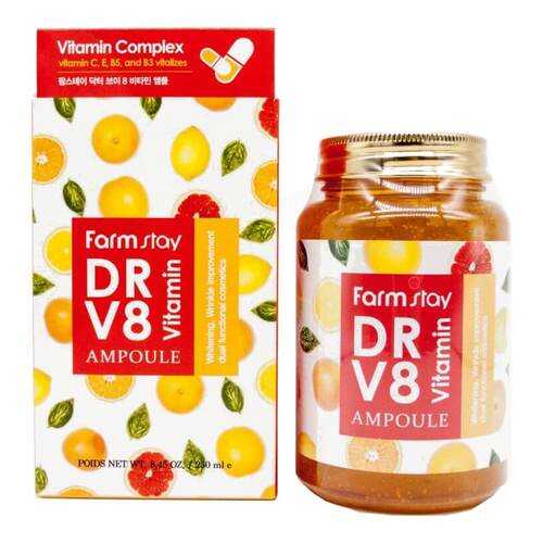 Сыворотка с витаминным комплексом FarmStay DR-V8 VITAMIN AMPOULE 250 мл в Тианде