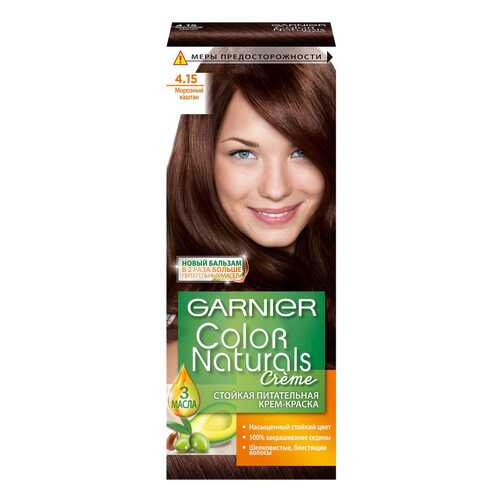 Краска для волос Garnier Color Naturals 4.15 Морозный каштан в Тианде