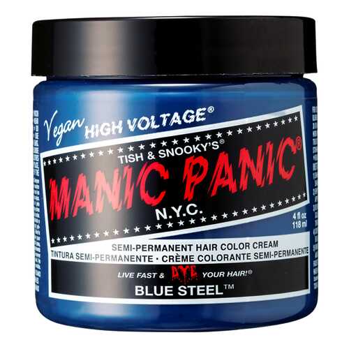 Краска для волос Manic Panic Classic Creme Blue Steel 118 г в Тианде