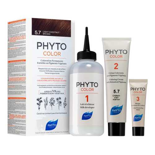 Краска для волос Phyto PhytoColor Permanent Coloring 5.7 Светлый каштан 40 мл в Тианде