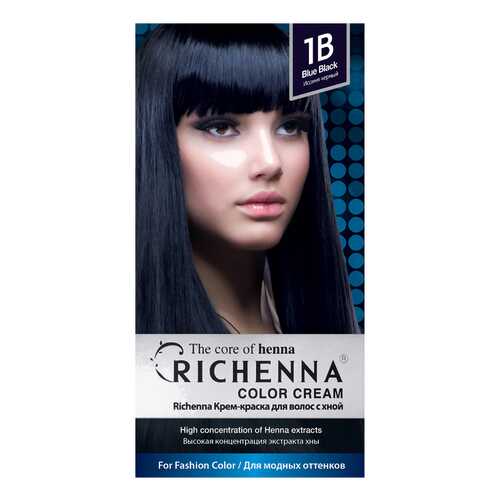 Краска для волос RICHENNA Color Cream 1B Blue Black в Тианде