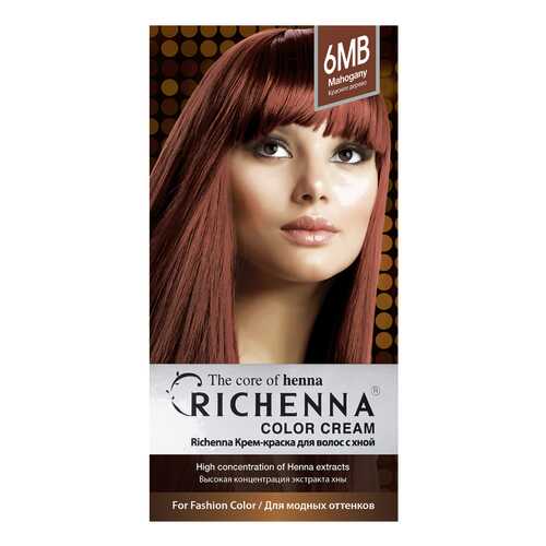 Краска для волос RICHENNA Color Cream 6MB Mahogany в Тианде