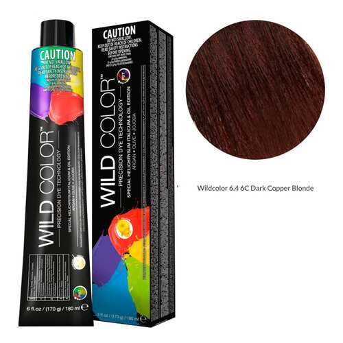 Wildcolor - Стойкая крем-краска Permanent Hair Color 6.4 6C Темно-медный блонд 180 мл в Тианде