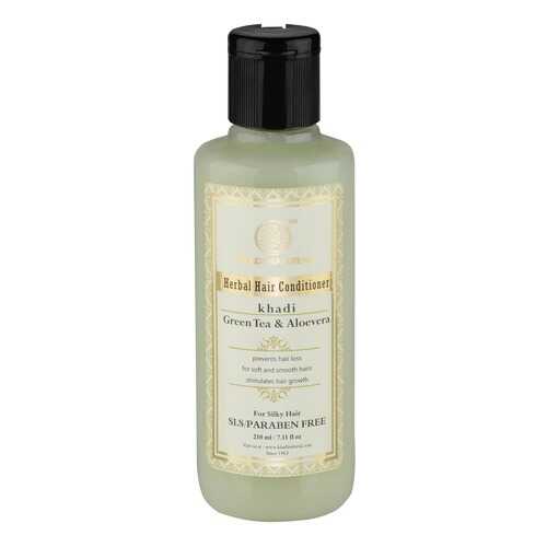 Кондиционер для волос Khadi Natural Зеленый чай и Алоэ вера - без парабенов, 210 мл в Тианде
