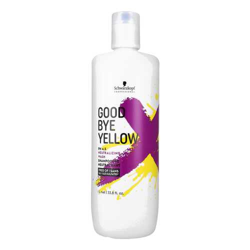 Шампунь Schwarzkopf Professional Goodbye Yellow Shampoo 1000 мл в Тианде